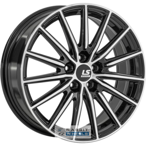 LS FlowForming RC93 7x18 5*112 ET45 DIA57.1 BKF Литой