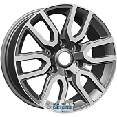 Khomen KHW 1723 8x17 6*139.7 ET30 DIA106.1 Gray-FP Литой