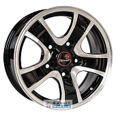 Remain R170 6x16 5*112 ET48 DIA57.1 Алмаз черный Литой