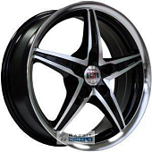 Alcasta M13 6.5x16 5*114.3 ET47 DIA66.1 BKF Литой