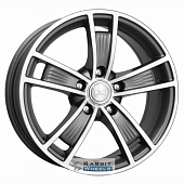 K&K Диксон 7x16 5*112 ET33 DIA66.6 Алмаз графит Литой
