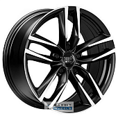 1000 Miglia MM1011 8x18 5*112 ET40 DIA66.6 Gloss Black Polished Литой