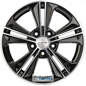 Khomen Double-Spoke 603 6x16 5*112 ET50 DIA57.1 Black-FP Литой