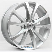 Tech Line 734 6.5x17 5*108 ET50 DIA63.3 Silver Литой