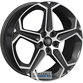 Khomen KHW 1909 7.5x19 5*108 ET36 DIA65.1 Black-FP Литой