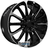 Khomen KHW 1910 7.5x19 5*108 ET36 DIA65.1 Black-FP Литой