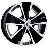 K&K Иллюзио 6.5x17 5*108 ET49 DIA60.1 Алмаз черный Литой