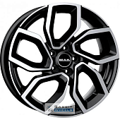 MAK Apollo 7.5x18 5*110 ET38 DIA65.1 Black mirror Литой