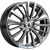 K&K Flanker 6.5x17 5*108 ET45 DIA67.1 Дарк платинум Литой