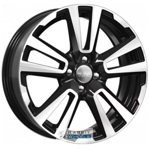 K&K КС874 6.5x17 4*100 ET41 DIA60.1 Алмаз черный Литой
