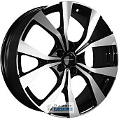 Khomen KHW 1906 7x19 5*114.3 ET49 DIA60.1 Black-FP Литой