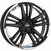 ATS Prazision 9x20 5*120 ET30 DIA72.6 Racing Black Double lip polished Литой