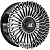 LS FlowForming RC99 8.5x20 6*139.7 ET25 DIA106.1 BKF Литой