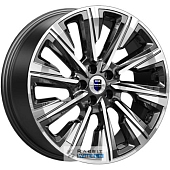 K&K Галего 7.5x19 5*110 ET40 DIA67.1 Алмаз черный Литой