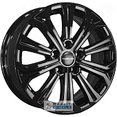 Khomen KHW 1610 6.5x16 5*110 ET45 DIA67.1 Black Литой