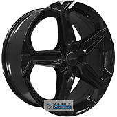 Khomen KHW 1909 7.5x19 5*108 ET46 DIA63.3 Black Литой