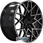 BMW 813M 8.5x20 5*112 ET25 DIA66.6 Gloss Black Full Polish Face Кованый