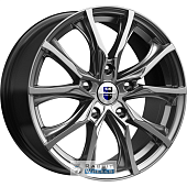 K&K Твист 7.5x17 5*115 ET44 DIA70.1 Дарк платинум Литой