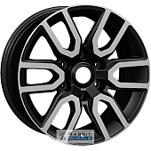 Khomen KHW 1723 8x17 6*139.7 ET45 DIA93.1 Black-FP Литой