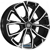 Khomen KHW 1907 7.5x19 5*114.3 ET40 DIA66.6 Black-FP Литой