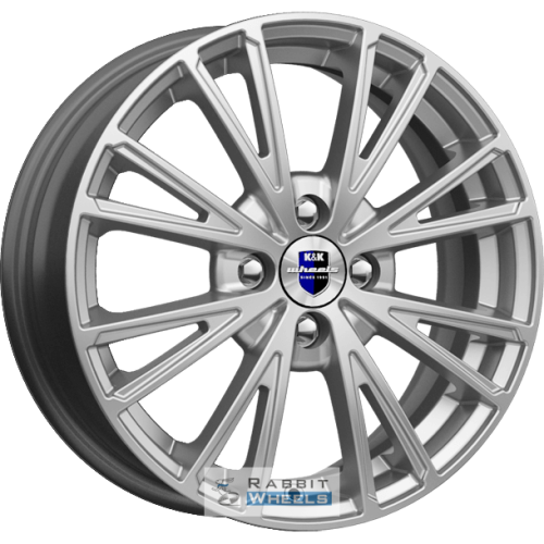K&K Меандр 6x16 4*100 ET50 DIA60.1 Сильвер Литой