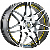 Alcasta M28 7x17 5*105 ET42 DIA56.6 BKFYSI Литой