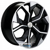 Khomen Turbine-Styling 2006 8.5x20 5*114.3 ET35 DIA67.1 Black-FP Литой