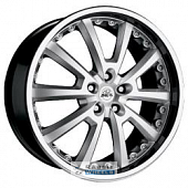 Antera 363 8.5x18 5*112 ET30 DIA75.1 Silver Lip Polished Литой