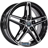 Megami MGM-17FF 7.5x18 5*108 ET47 DIA65.1 BKF Литой