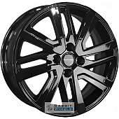 Khomen KHW 1609 6x16 4*100 ET46 DIA54.1 Black Литой