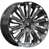 K&K Humber 8x20 5*108 ET36 DIA65.1 Diamond black gris Литой