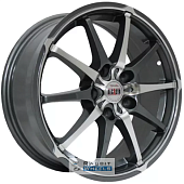 Alcasta M10 6.5x16 5*112 ET50 DIA57.1 HBFP Литой