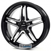 Alutec Poison Cup 8.5x19 5*120 ET35 DIA72.6 Diamond Black Front Polished Литой
