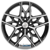 Khomen KHW 1709 7x17 5*110 ET40 DIA67.1 Black-FP Литой