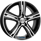 K&K Борелли 6.5x16 5*105 ET38 DIA56.6 Алмаз черный Литой