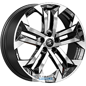 K&K KP015 7.5x19 5*114.3 ET51 DIA67.1 Алмаз черный Литой