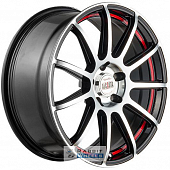Alcasta M25 8x18 5*112 ET39 DIA66.6 BKFRSI Литой