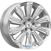 K&K Humber 8x20 5*114.3 ET40 DIA66.1 Elite silver Литой