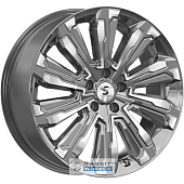 K&K Humber 8x20 5*120 ET41.5 DIA66.1 Diamond gloss graphite Литой