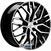 Khomen KHW 2005 8.5x20 5*114.3 ET45 DIA64.1 Black-FP Литой