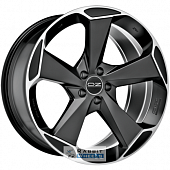 OZ Aspen HLT 9x21 5*108 ET45 DIA75.1 Matt Black + Diamond Cut Литой