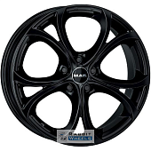 MAK Lario 7.5x17 5*110 ET39 DIA65.1 Gloss Black Литой