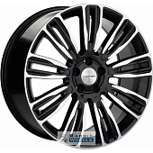 Khomen KHW 2004 8.5x20 5*120 ET30 DIA66.1 Black-FP Литой