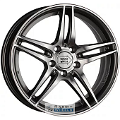 1000 Miglia MM037 7.5x17 5*112 ET47 DIA66.6 Anthracite Polished Литой