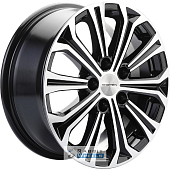 Khomen KHW 1610 6.5x16 5*110 ET45 DIA67.1 Black-FP Литой