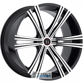 Harp Y-28 8.5x20 5*114.3 ET40 DIA74.1 Gloss Black Machined Face Литой